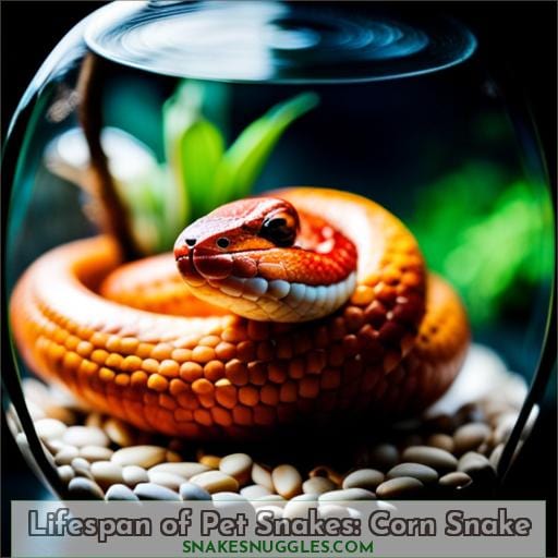 Lifespan of Pet Snakes: Corn Snake