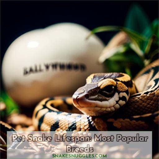 lifespan of pet snakes for the most popular breeds