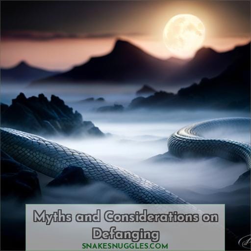 Myths and Considerations on Defanging