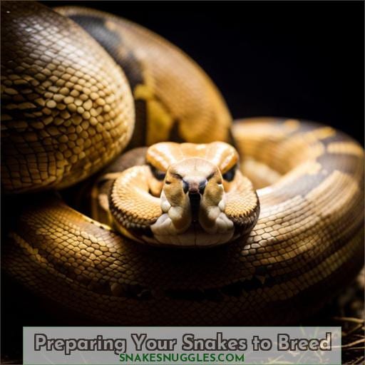 Preparing Your Snakes to Breed