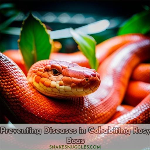 Preventing Diseases in Cohabiting Rosy Boas