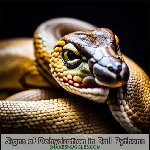Signs of Dehydration in Ball Pythons