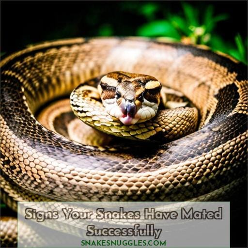 Signs Your Snakes Have Mated Successfully