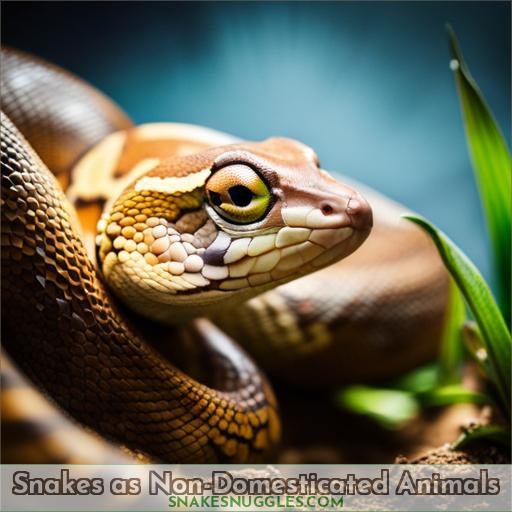 Snakes as Non-Domesticated Animals