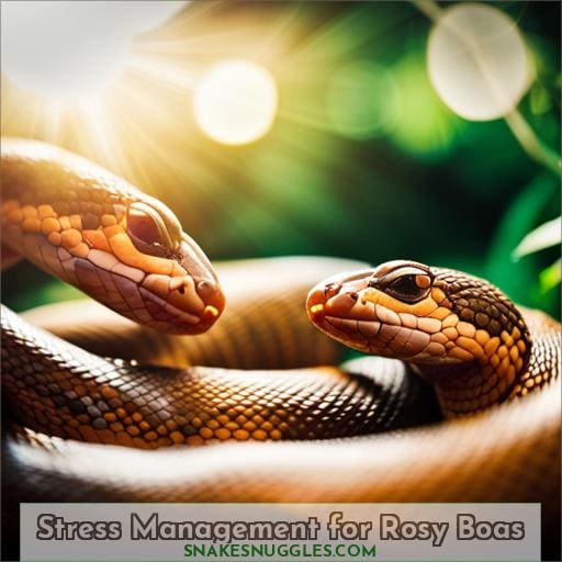 Stress Management for Rosy Boas