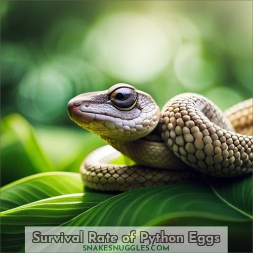 Survival Rate of Python Eggs