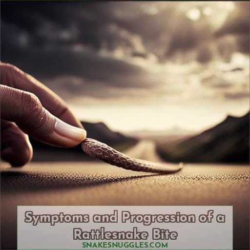 Symptoms and Progression of a Rattlesnake Bite