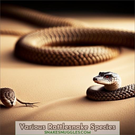 Various Rattlesnake Species