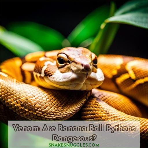Venom: Are Banana Ball Pythons Dangerous