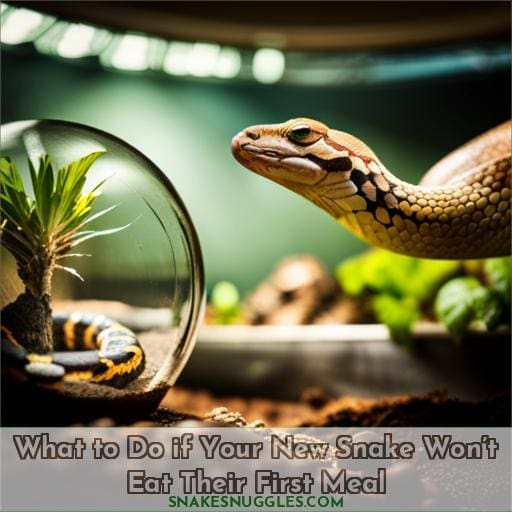 What to Do if Your New Snake Won’t Eat Their First Meal