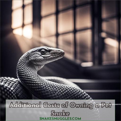 Additional Costs of Owning a Pet Snake