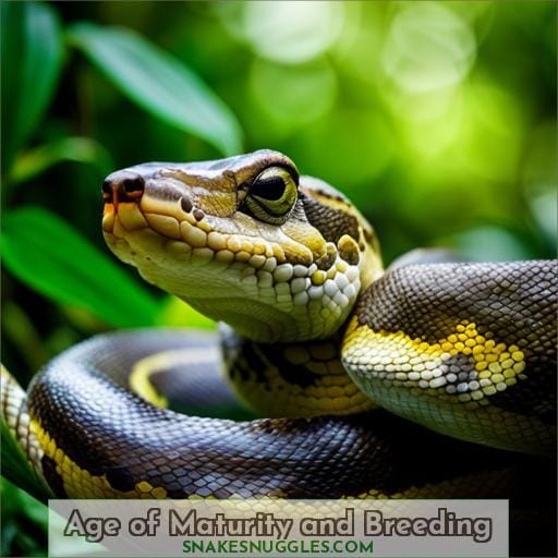 Age of Maturity and Breeding