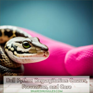 ball python regurgitating