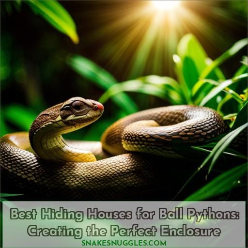 best hiding houses for ball pythons