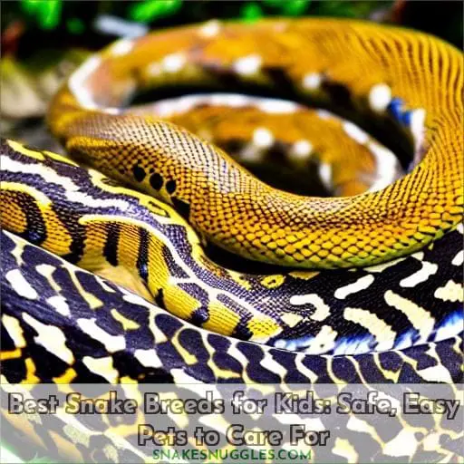 best snake breeds for kids that are safe and easy to care for