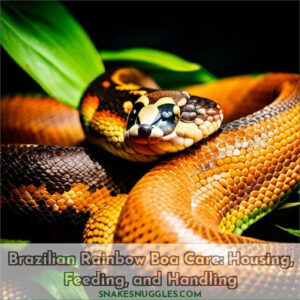 brazilian rainbow boa care sheet