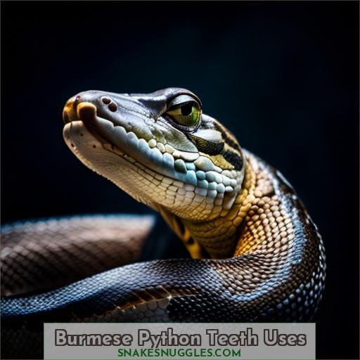 Burmese Python Teeth Uses