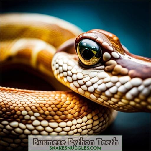 Burmese Python Teeth