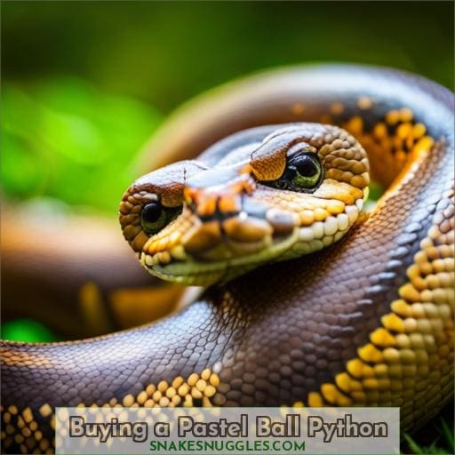 Buying a Pastel Ball Python