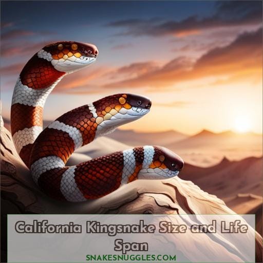 California Kingsnake Size and Life Span