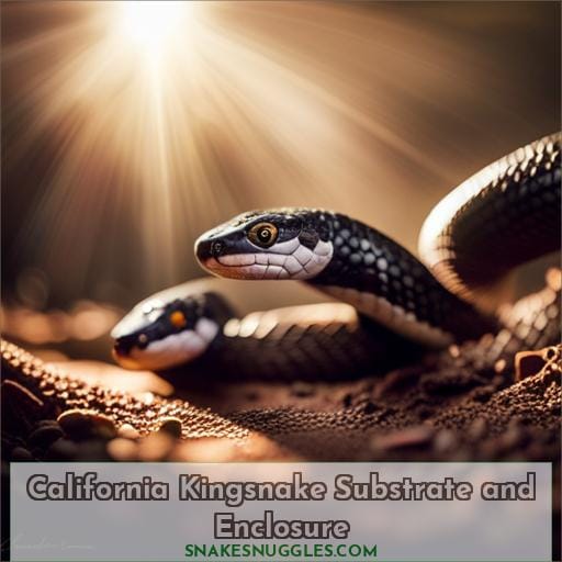 California Kingsnake Substrate and Enclosure