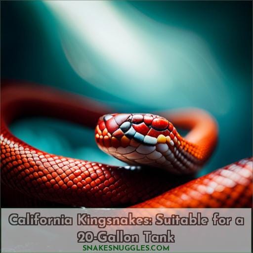 California Kingsnakes: Suitable for a 20-Gallon Tank