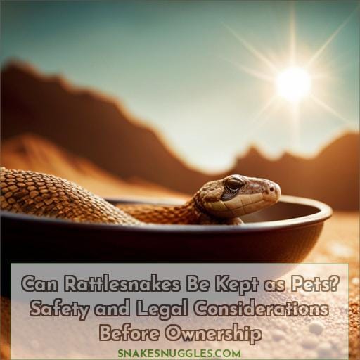 can rattlesnakes be kept as pets