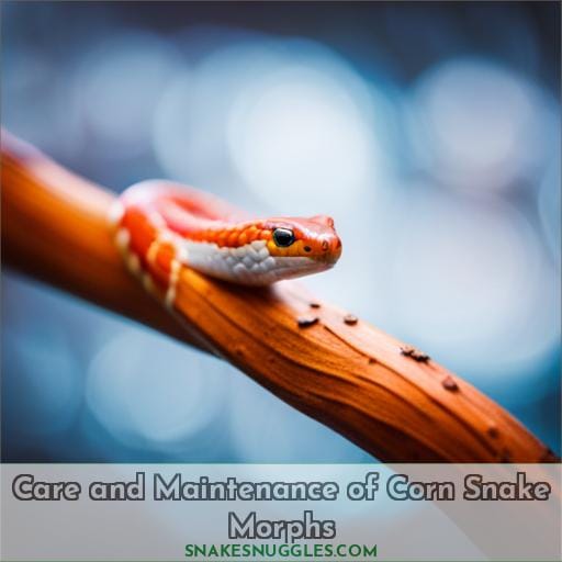 Care and Maintenance of Corn Snake Morphs