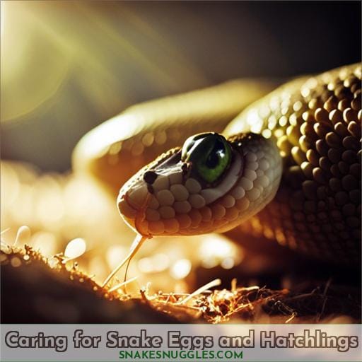 Caring for Snake Eggs and Hatchlings