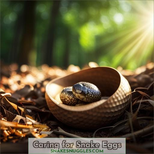 Caring for Snake Eggs