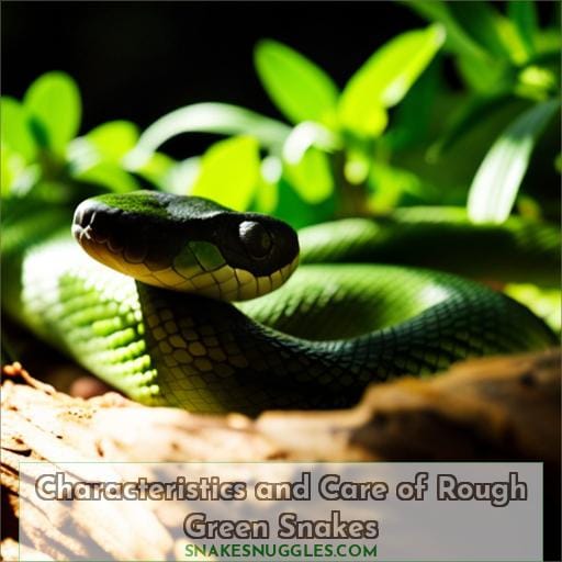 Characteristics and Care of Rough Green Snakes