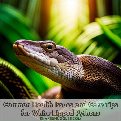 Common Health Issues and Care Tips for White-Lipped Pythons