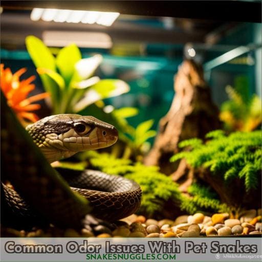 Common Odor Issues With Pet Snakes