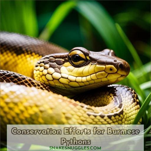 Conservation Efforts for Burmese Pythons