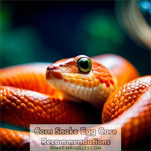 Corn Snake Egg Care Recommendations