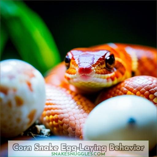 Corn Snake Egg-Laying Behavior