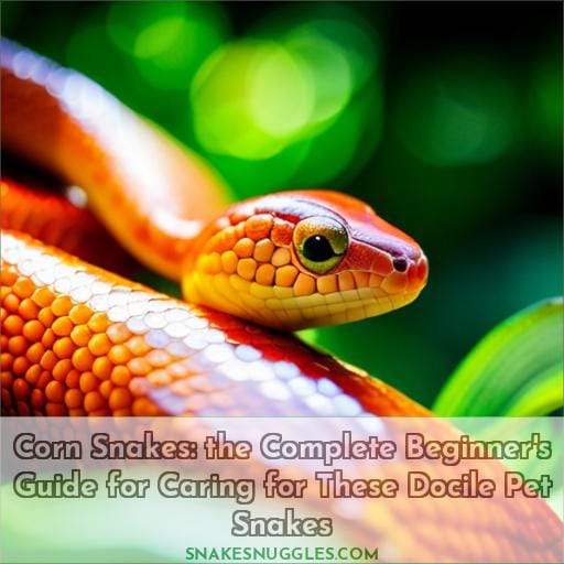 corn snakes as pets