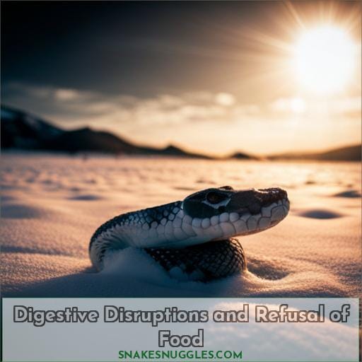 Digestive Disruptions and Refusal of Food