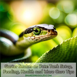 do garter snakes make good pets