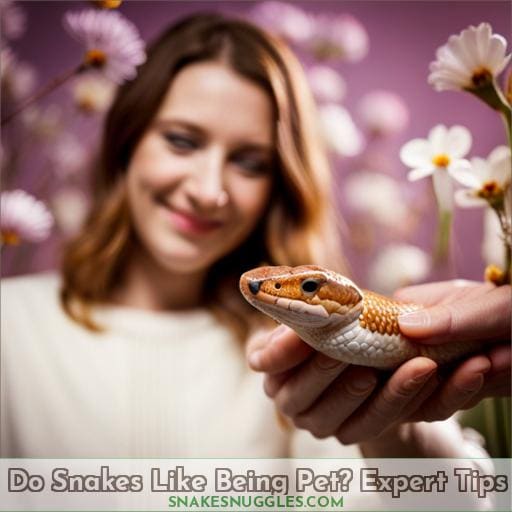 do snakes like to be petted