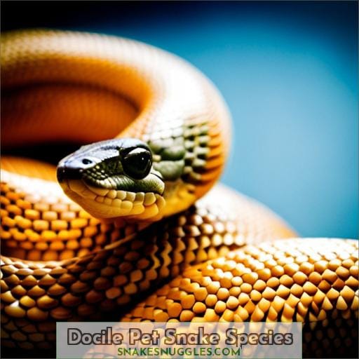 Docile Pet Snake Species