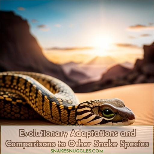 Evolutionary Adaptations and Comparisons to Other Snake Species