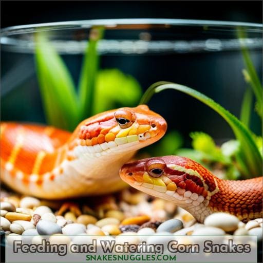 Feeding and Watering Corn Snakes