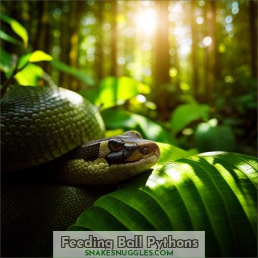 Feeding Ball Pythons