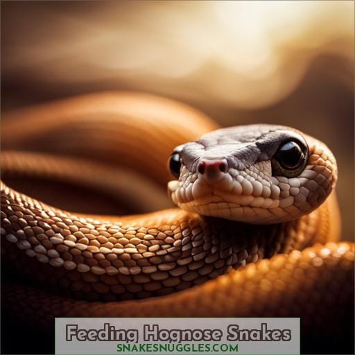 Feeding Hognose Snakes