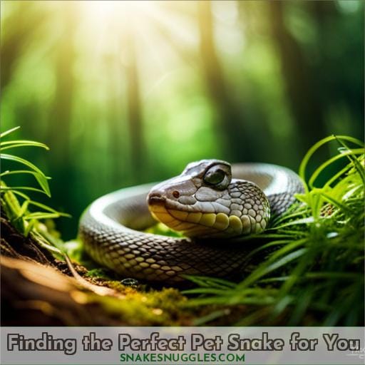 Finding the Perfect Pet Snake for You