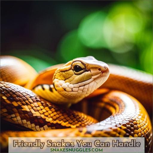 Friendly Snakes You Can Handle
