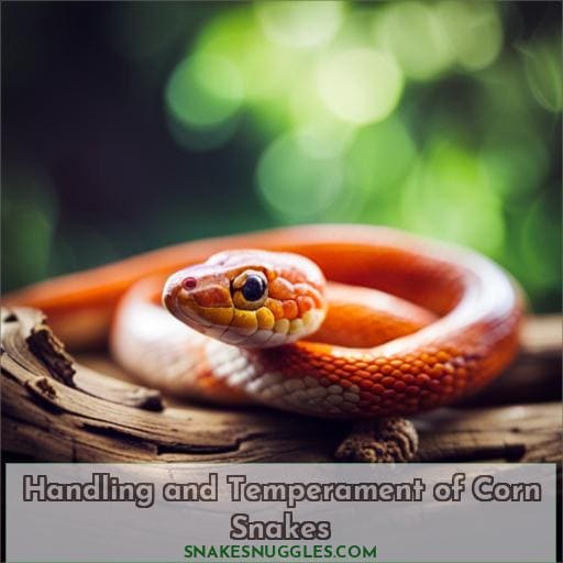 Handling and Temperament of Corn Snakes