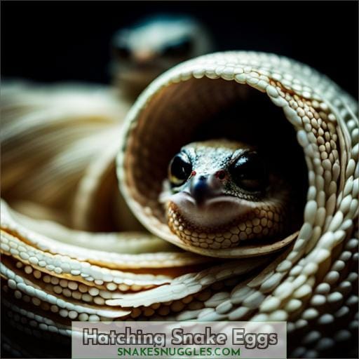 Hatching Snake Eggs