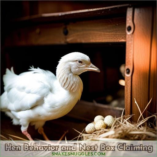 Hen Behavior and Nest Box Claiming